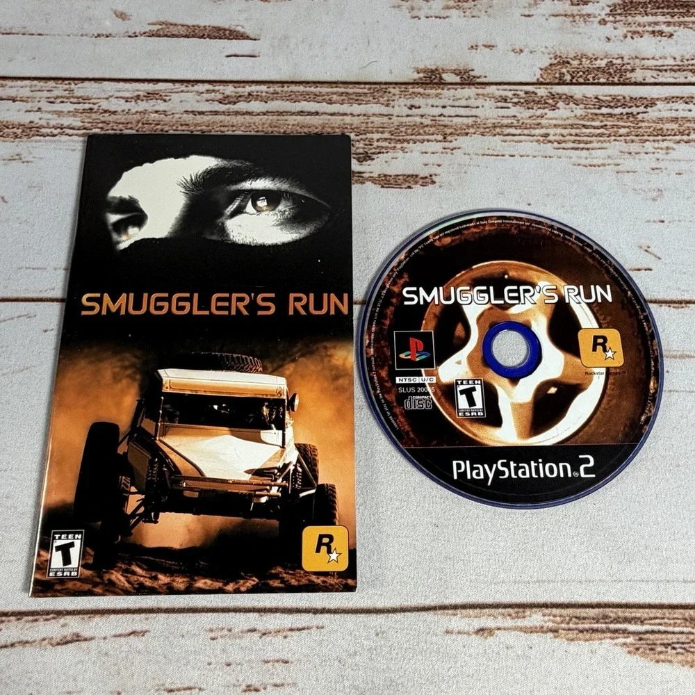 Smugglers Run PS2 Disc & Manual Only Resurfaced Tested PlayStation 2 Game Fox